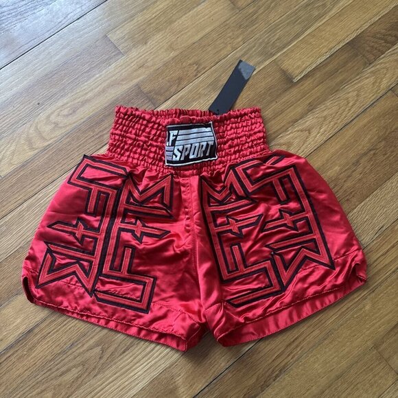 LF The Brand Sport Women's Boxing Short Red Size XS - Picture 2 of 6